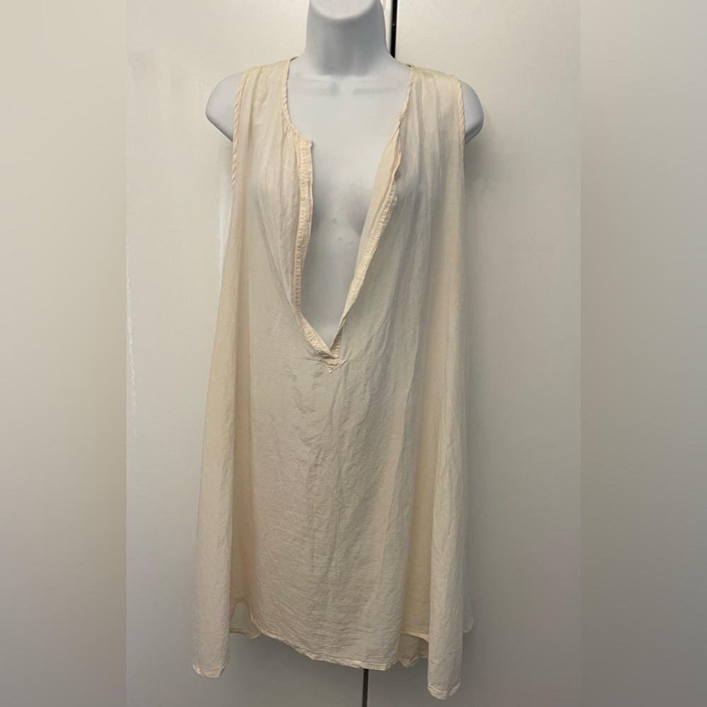 CP Shades blush pink sheer cotton silk tunic
small w/ oversized fit